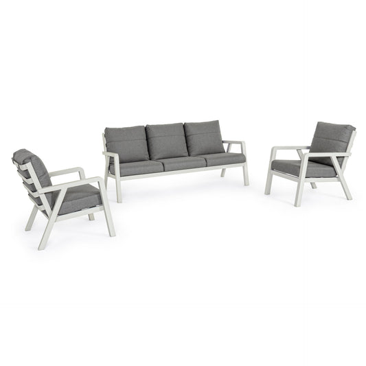 Conjunto de salón de 3 piezas con cojines Truman Lunar