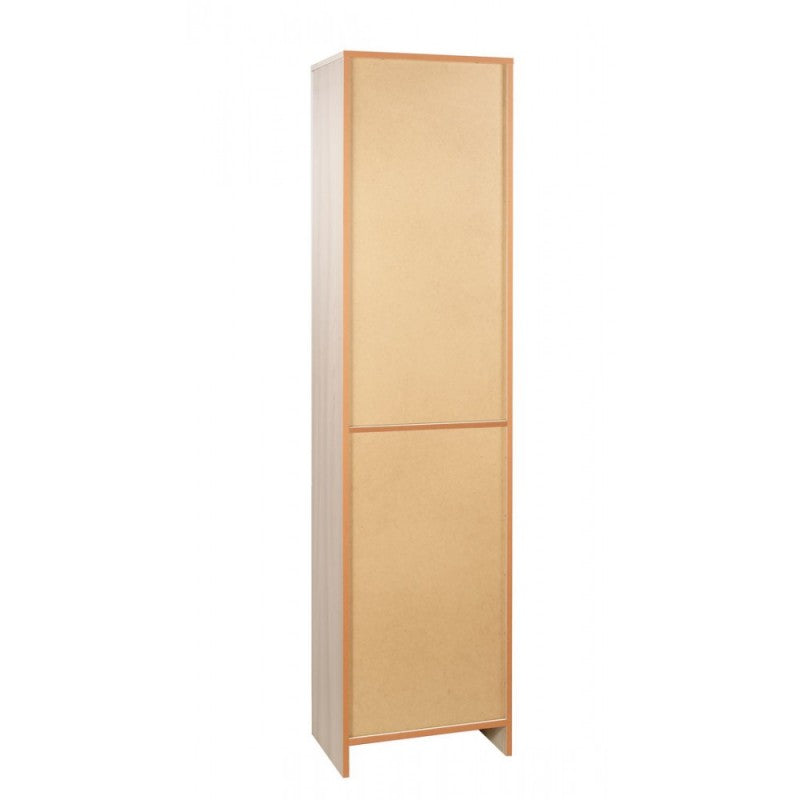 Armario multiusos con dos puertas y un cajón en Light Olmo 46x34x h183 cm