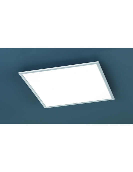 Panel de luz de techo cuadrado LED Dimmer níquel Phoenix 62x62 cm Trio Lighting