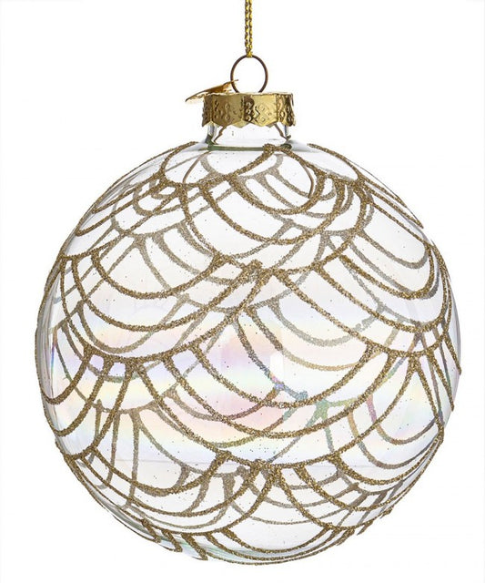 8x Esfera Prisma Iridiscente Vt D100