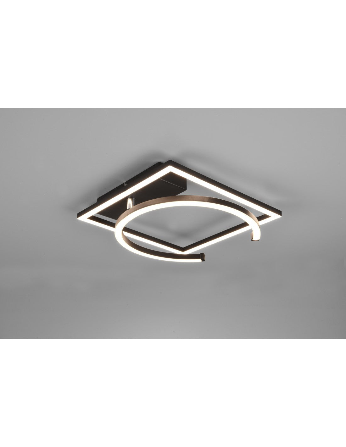 Plafón LED Pivot 23,5w Negro L42 cm Regulable Trio Lighting