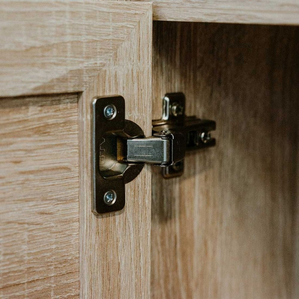 Mueble TV Bali 56A con 2 puertas efecto mimbre