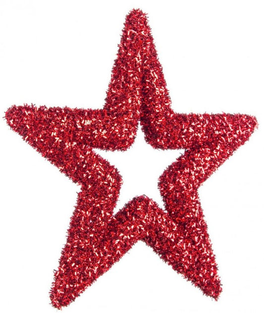 12x Colgante Estrella Angélica Roja L