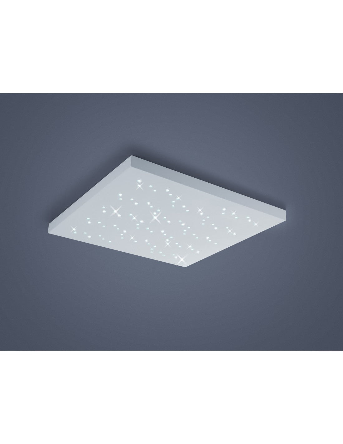 Lámpara de techo Titus cuadrada regulable blanco 75x75 cm Trio Lighting