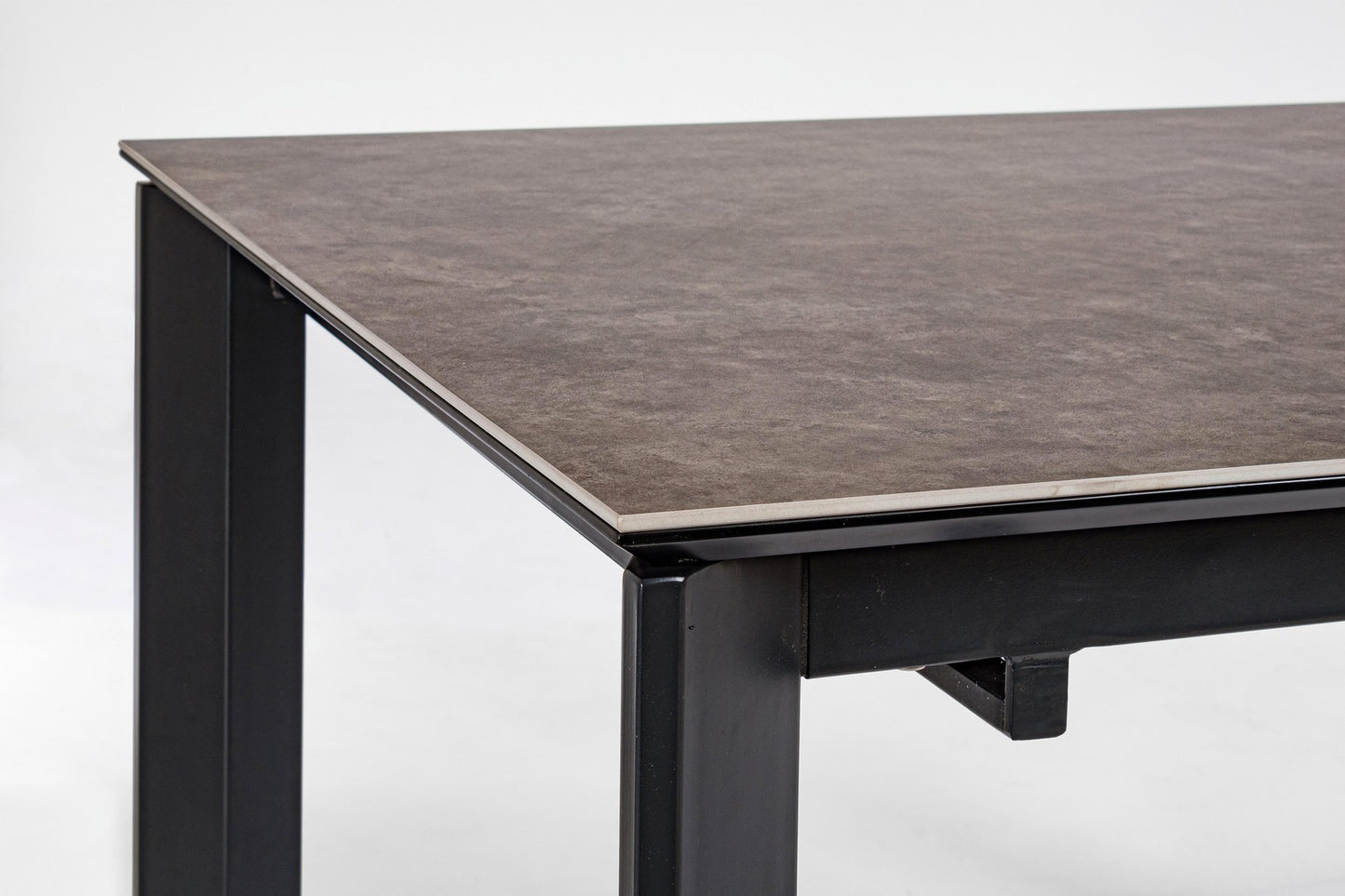 Mesa extensible Briva, gris negro