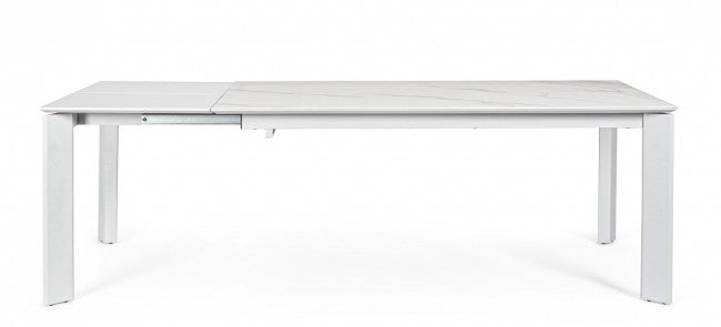 Mesa extensible Briva blanco gris