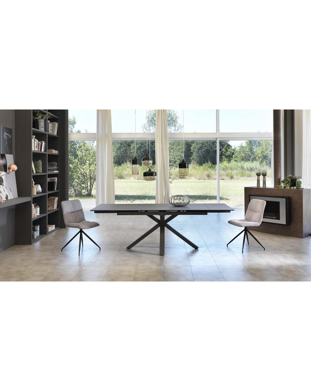 Mesa extensible 160-240 x 90 cm - Cerámica 1