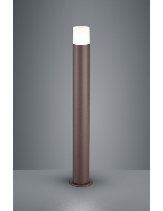 Poste de exterior Hoosic 1xE27 Óxido H80 cm IP44 Trio Lighting