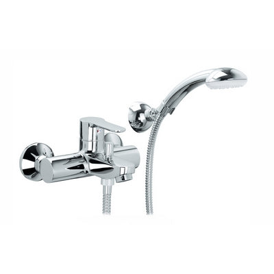 Mezclador monoc. Bañera Con Soporte Articular Línea Azul