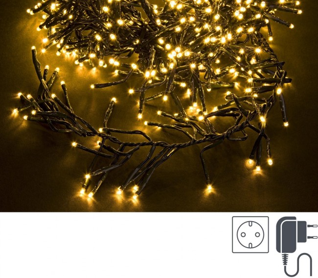 6x Cluster768L Classic 3Mm Cable Verde IP44