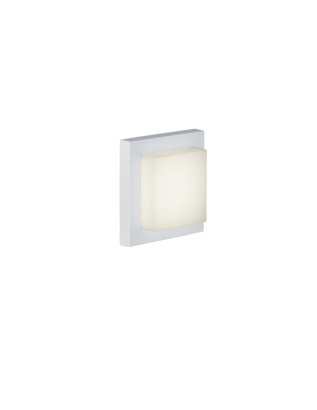 Aplique de Techo Led IP54 Hondo Blanco 14x14 cm Trio Lighting