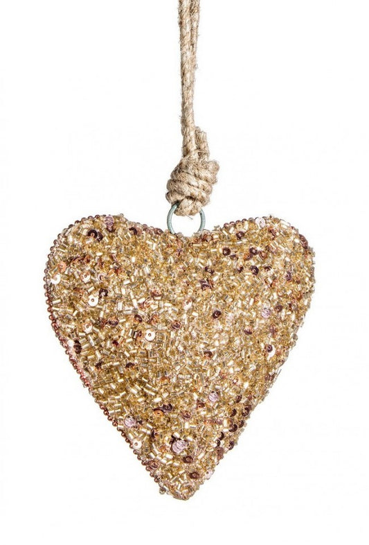 8x Colgante de corazón de cobre completo Fraser