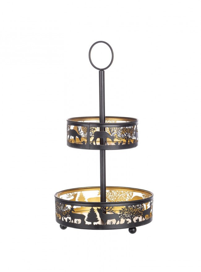 2x soporte vertical Whitley negro 2P