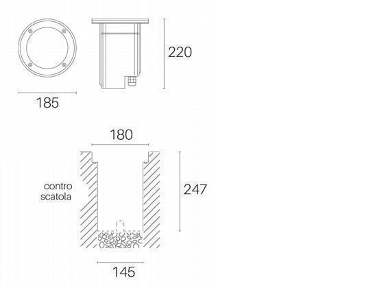 Línea de ruta transitable de acero E27