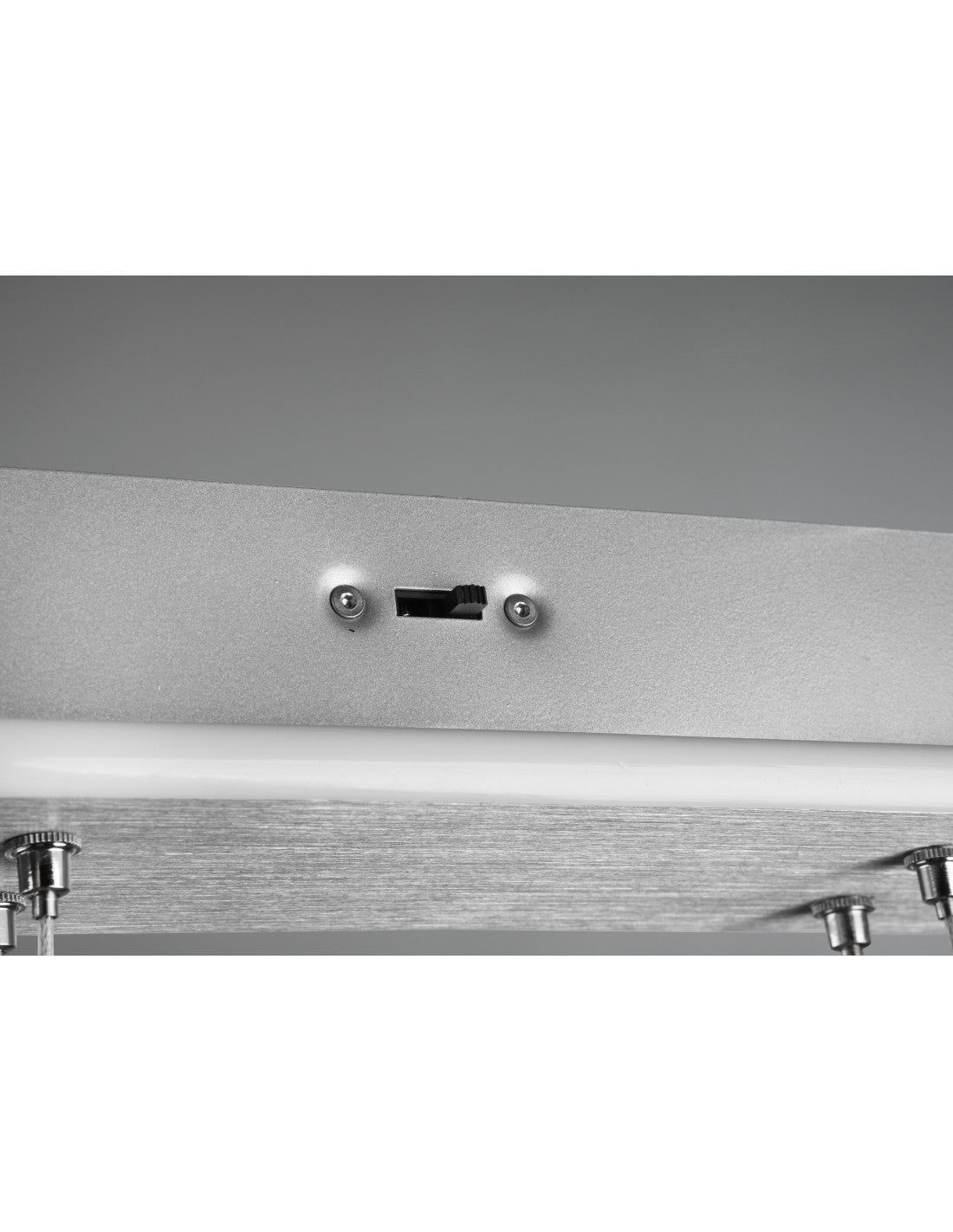 Suspensión 3 anillos Led Dimmer Nickel Dimmer Morrison Trio Lighting