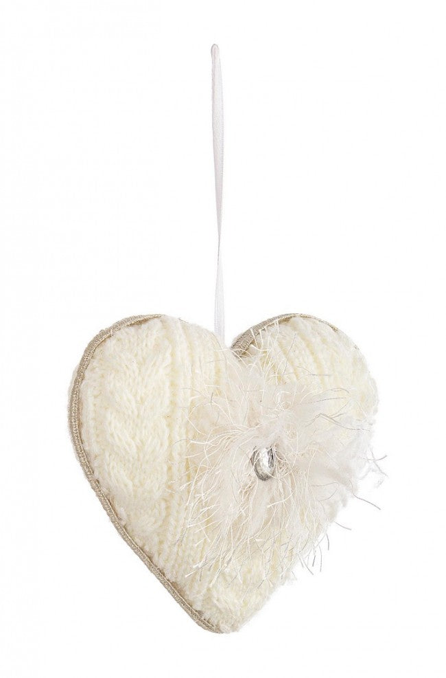 12x Colgante Jolin Corazón Blanco