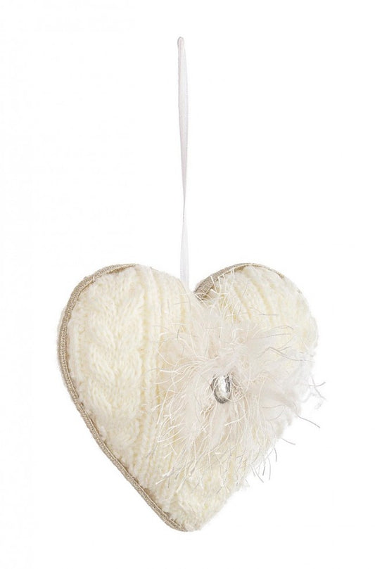 12x Colgante Jolin Corazón Blanco