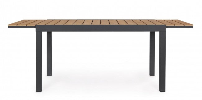 Mesa extensible Elias aluminio 140-200x90 cm
