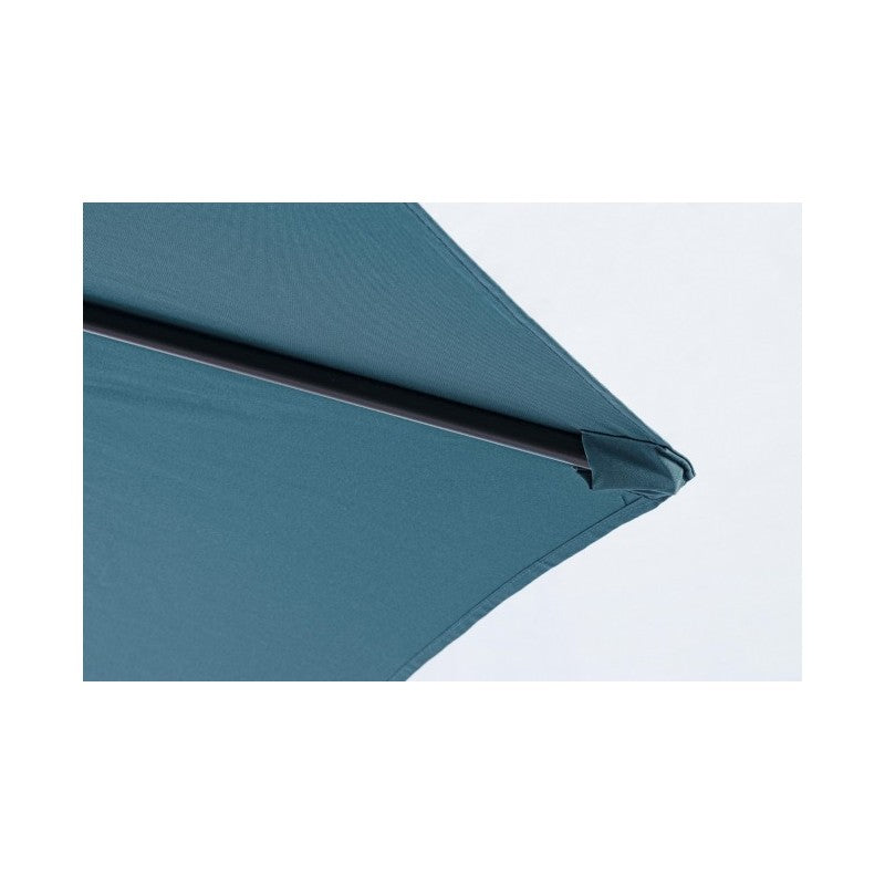 Sombrilla de jardín con brazo 360° Texas 300x h260 cm Antracita-Pavo real