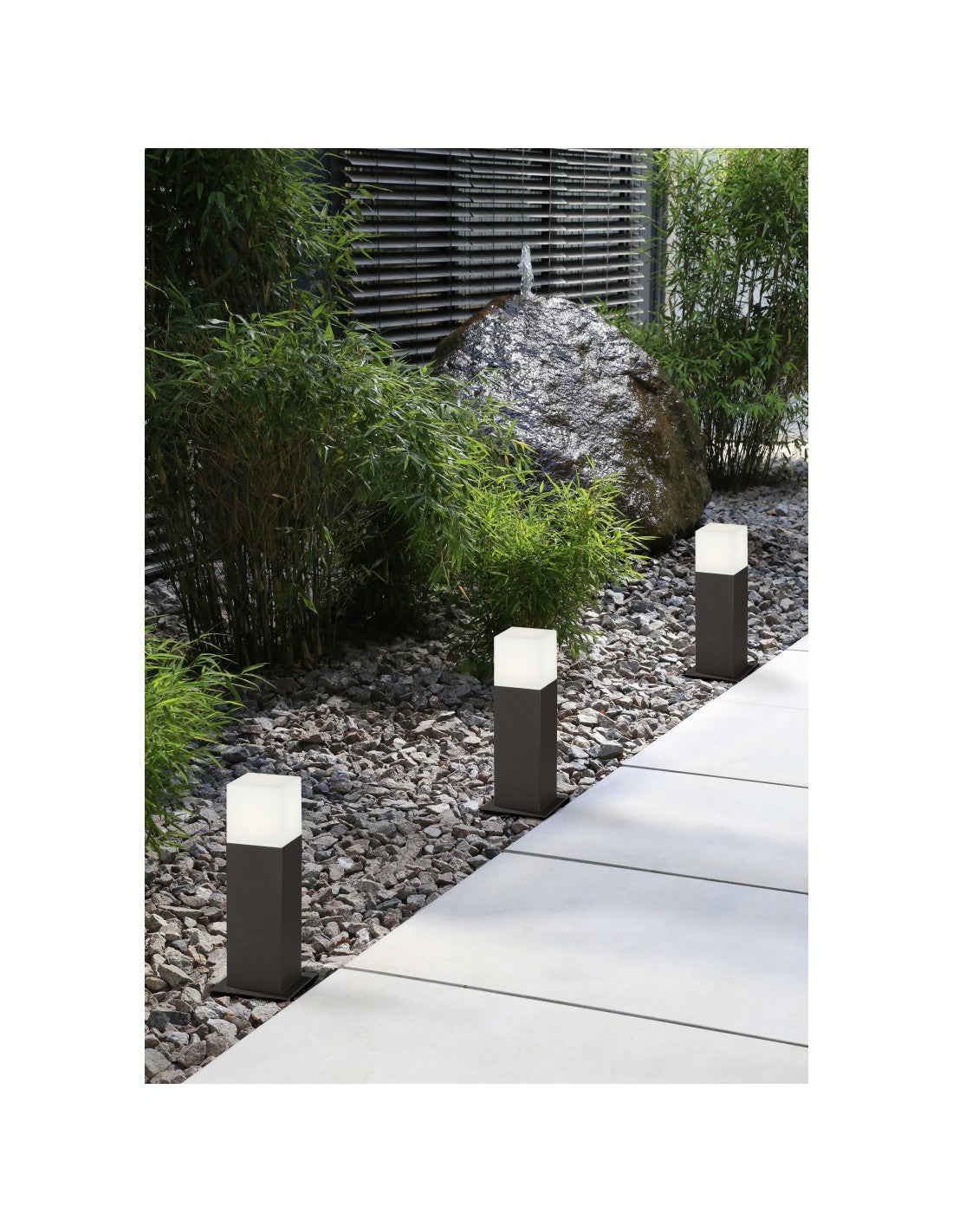 Farol De Jardín Hudson Square Antracita Led E14 Trio Lighting