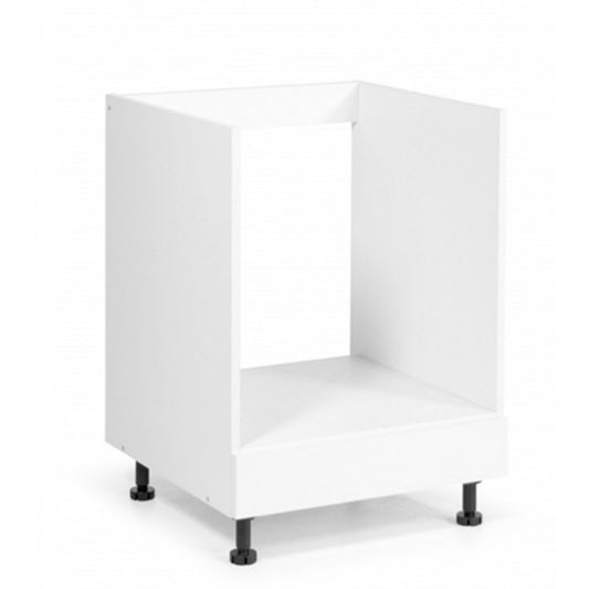Caja horno en madera melamina blanca h.82x60x59