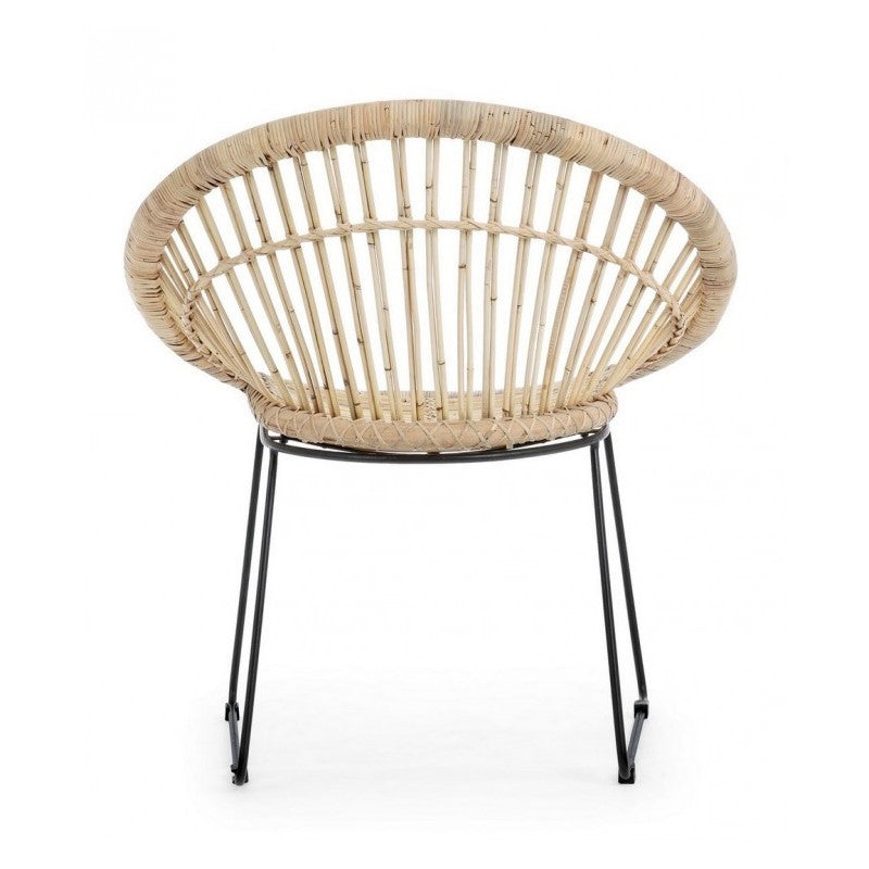 Sillón rústico Cayes natural