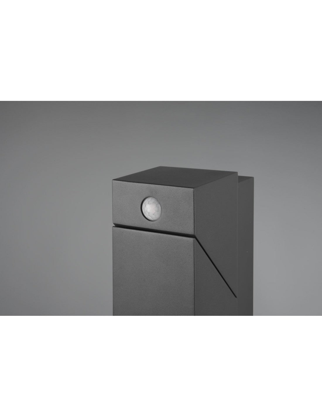Bolardo de jardín LED ajustable antracita Avon IP54 con sensor de movimiento Trio Lighting