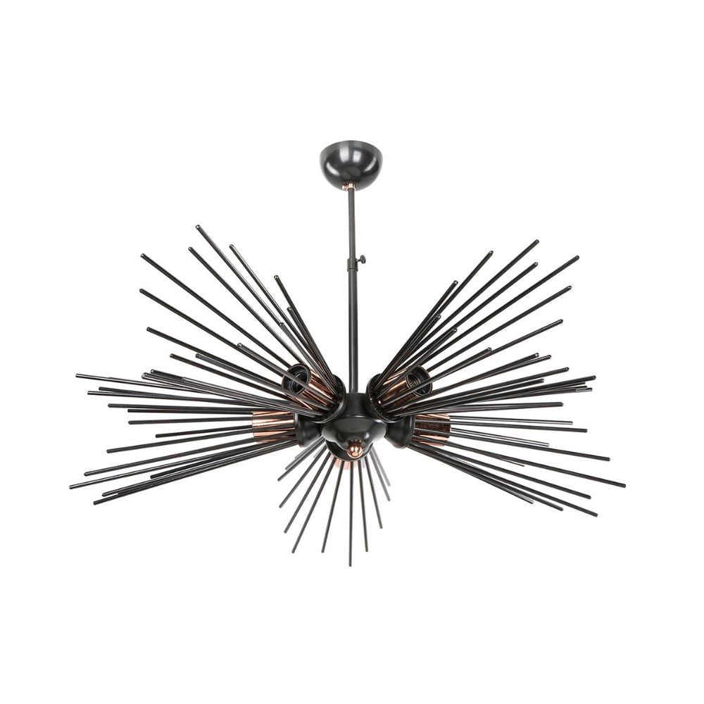 Salem MDL3806 Lámpara de techo 5 luces metal negro