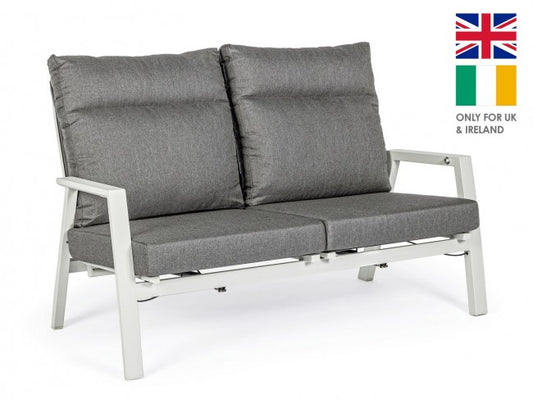 Sofá Reclinable 2P CC Kledi Lunar-Reino Unido
