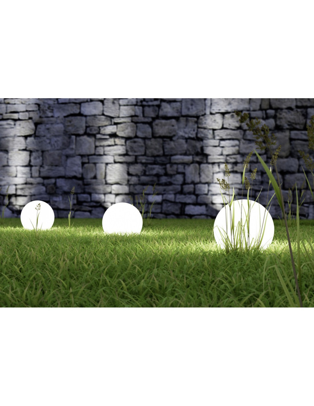 Bolo Lámpara de Pie Exterior Esfera IP44 Ø40 cm Trio Lighting