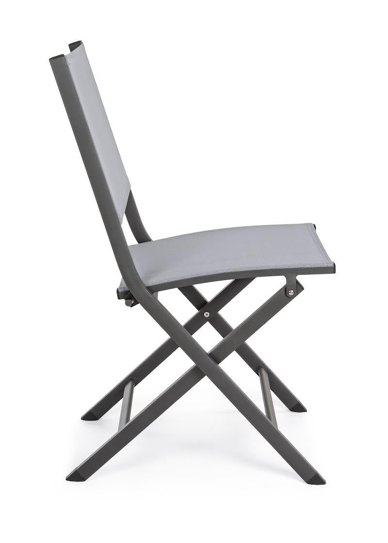 Silla Plegable Elin Antracita-Gris