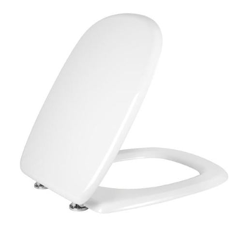 Tapa de inodoro en madera MDF blanca para asiento de inodoro Dolomite Fleo