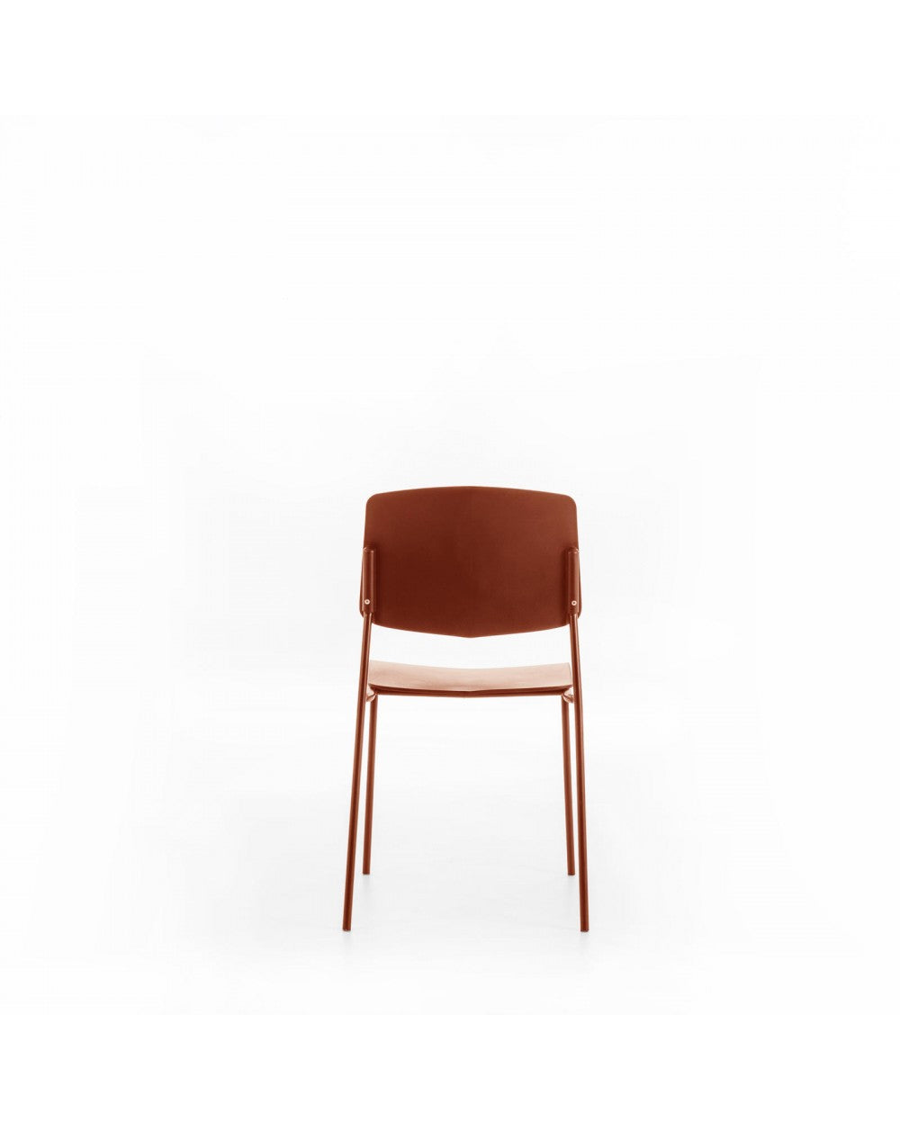 4x Silla de polipropileno color óxido Mars STS