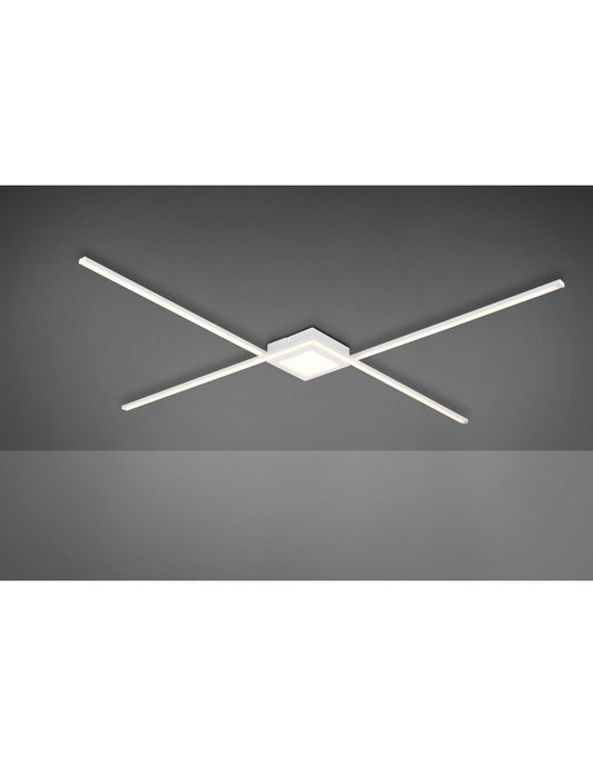 Plafón Oxford Bacchette X Led 4000k Blanco Mate Trio Lighting
