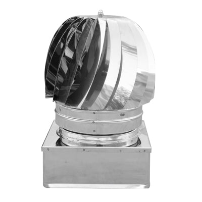 Extractor de humos de base cuadrada en acero inoxidable 320x320