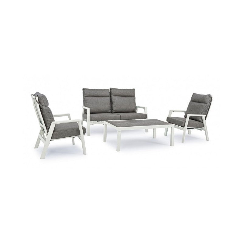 Sofá exterior 2 plazas reclinable 152x81x98h cm