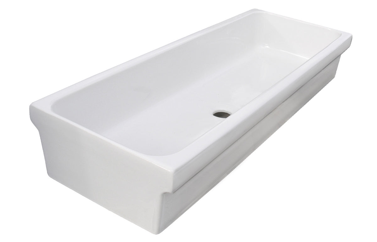Lavabo de canal cerámico