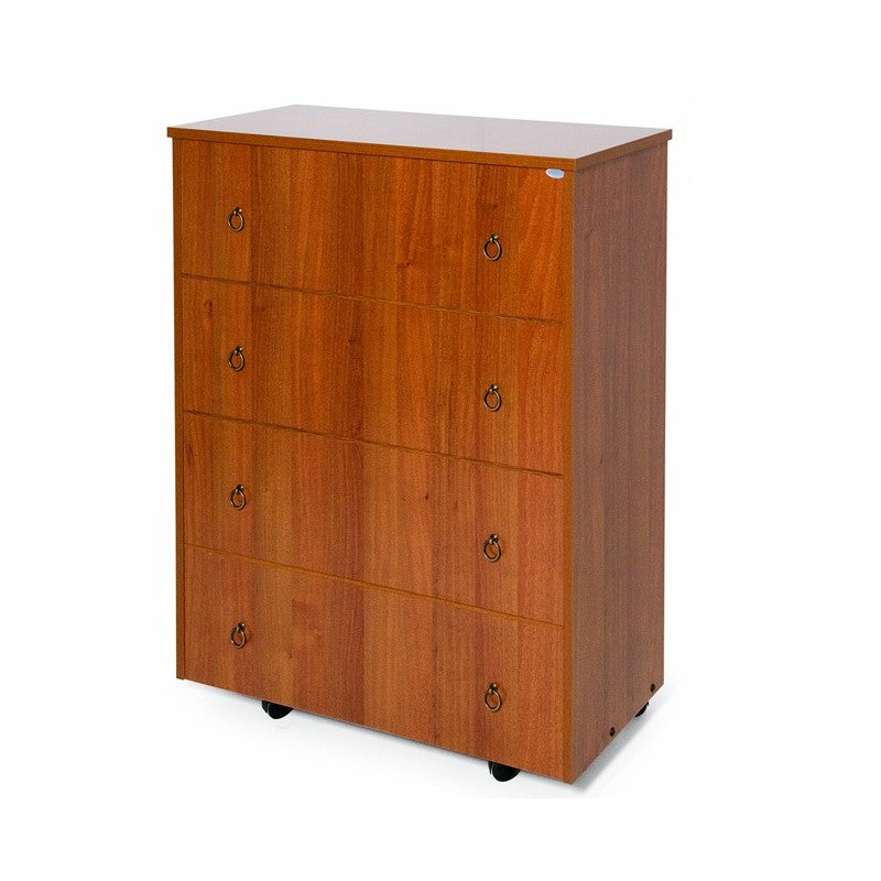 Somier ortopédico plegable color nogal antiguo Al.100x85x36 cm