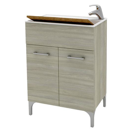 Mueble de lavabo 'Lena' 60 x 50 x A.84 cm - Roble gris