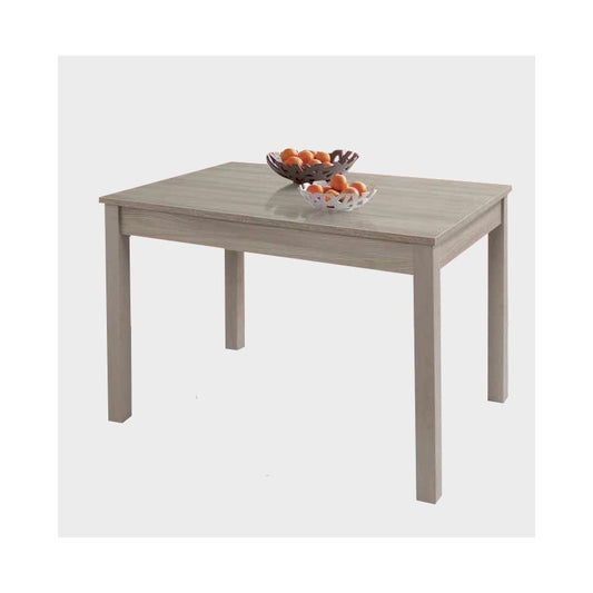 Mesa de comedor extensible Olmo en madera de melamina 80x120-160 cm