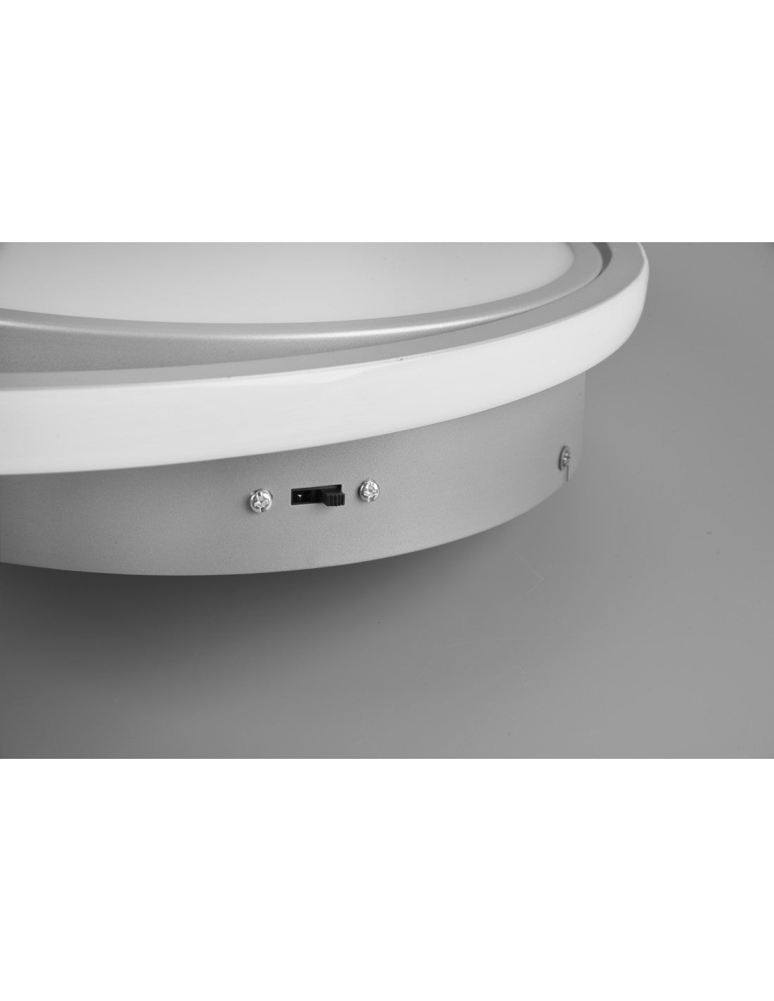 Lámpara de techo moderna de aluminio Vuelta, 3 LED, atenuador, 28w, iluminación en trío