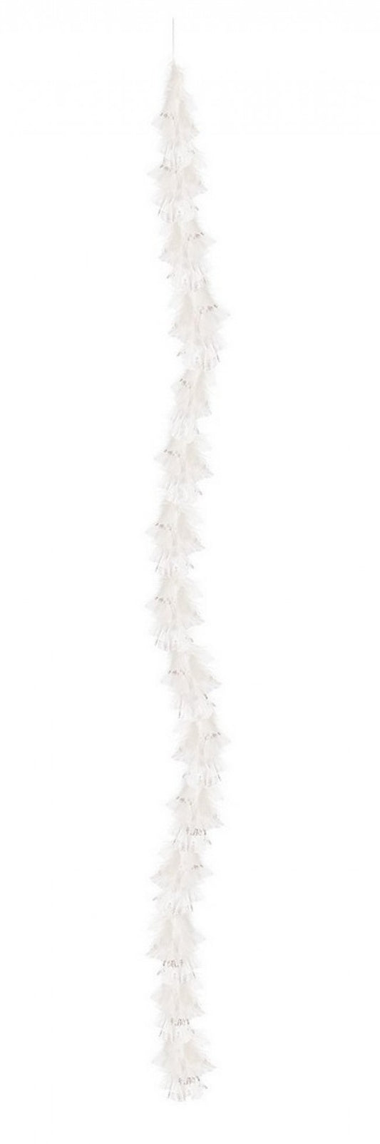 6x Cordel Plumas Softy Blanco 150cm