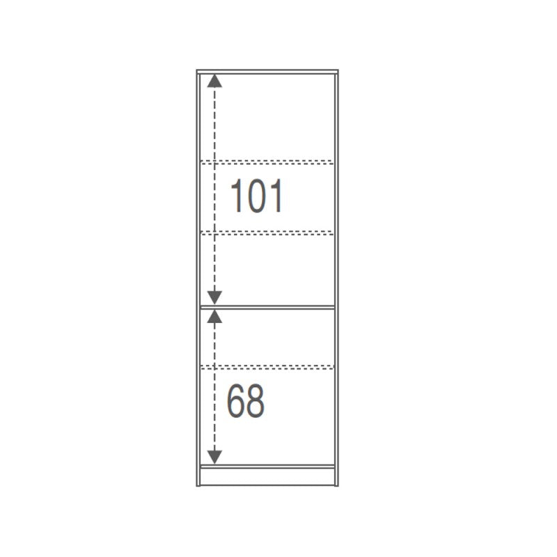 Armario multiusos eucalipto dos puertas 62x34x h182 cm