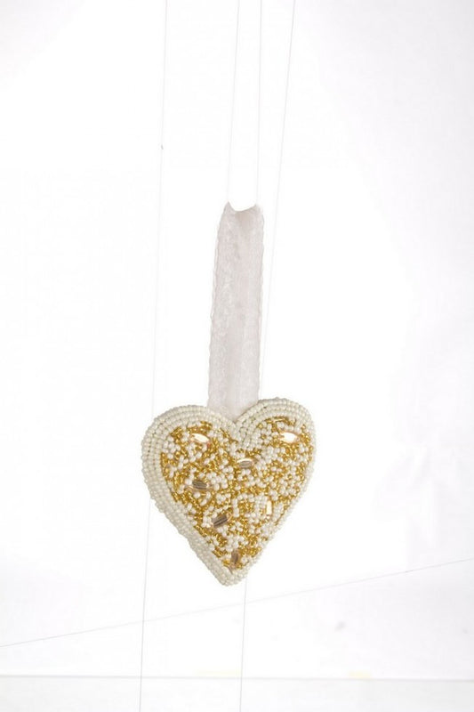 10x Colgante Corazón Rahul Dorado