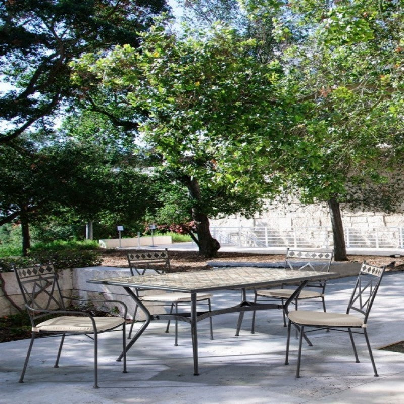 Silla de metal para exterior Berkley