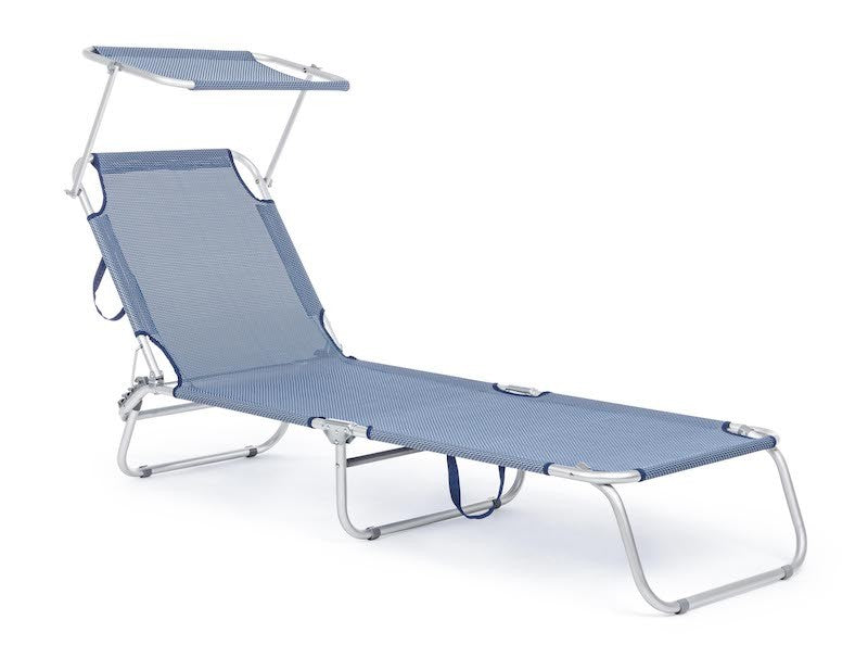 CAMA CON TECHO MIXTO AZUL CRUZADO