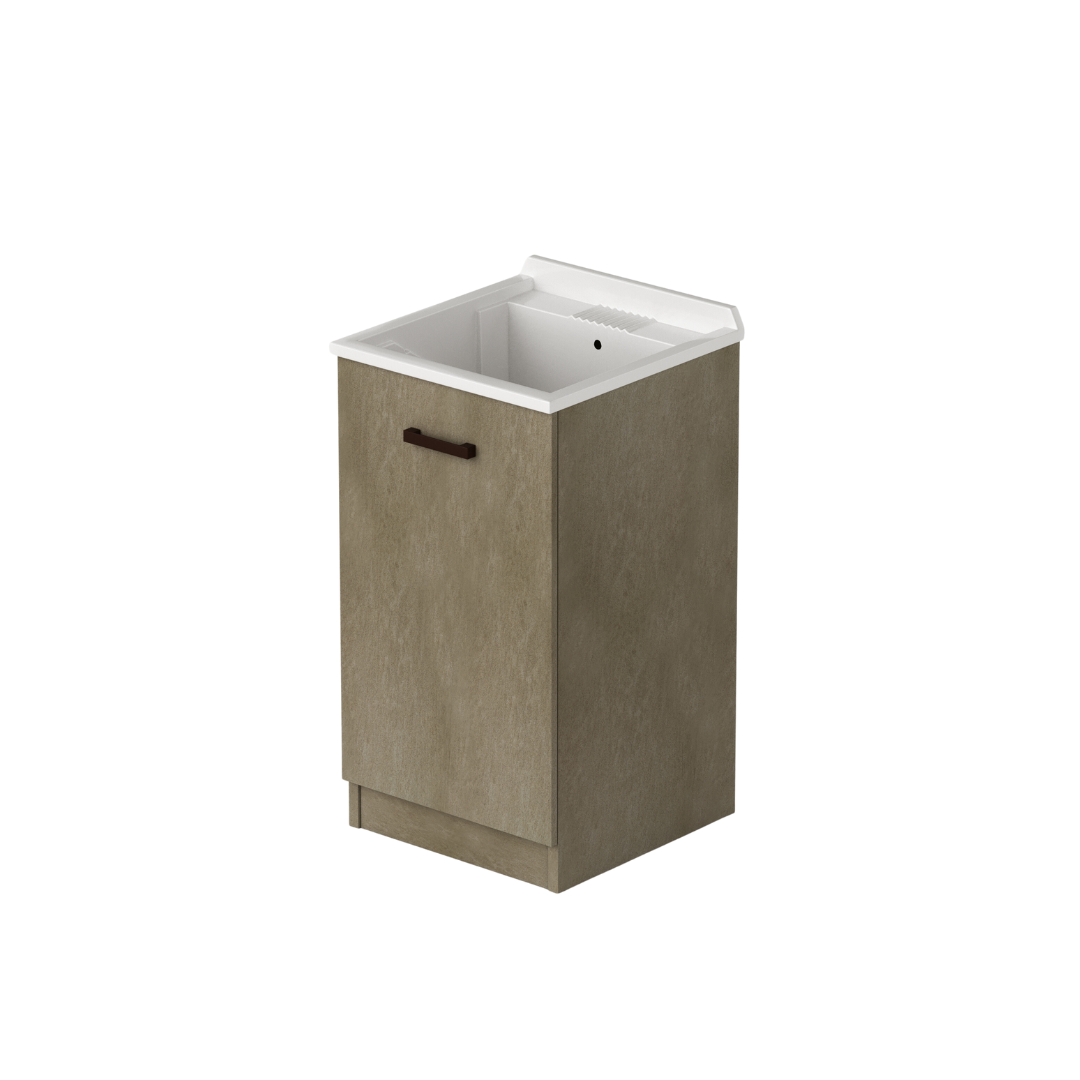 Mueble lavabo para ropa con 1 puerta color Clay Al.56x47x50cm