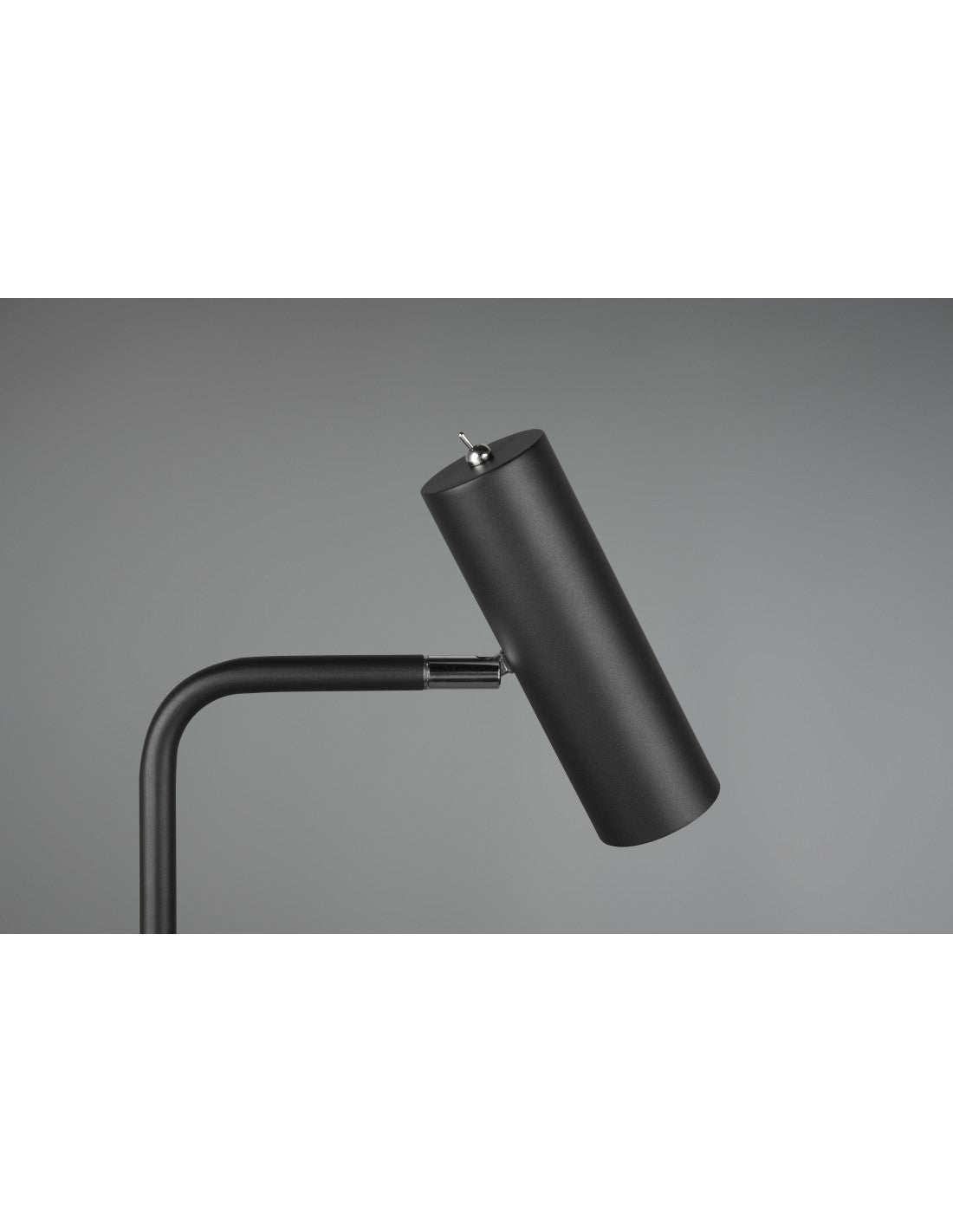 Lámpara de pie Marley negra y foco cilíndrico H151 Trio Lighting