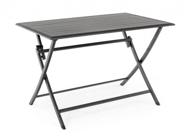 ELIN Mesa exterior aluminio antracita 110x70x h71 cm