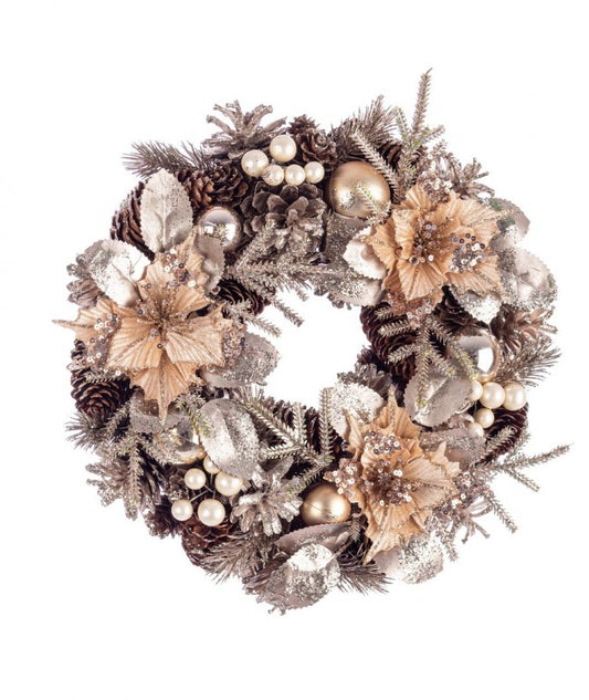 2x Corona Alara Poinsettia Champán D30